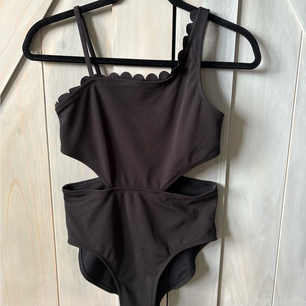 Black One-Piece Swimsuit